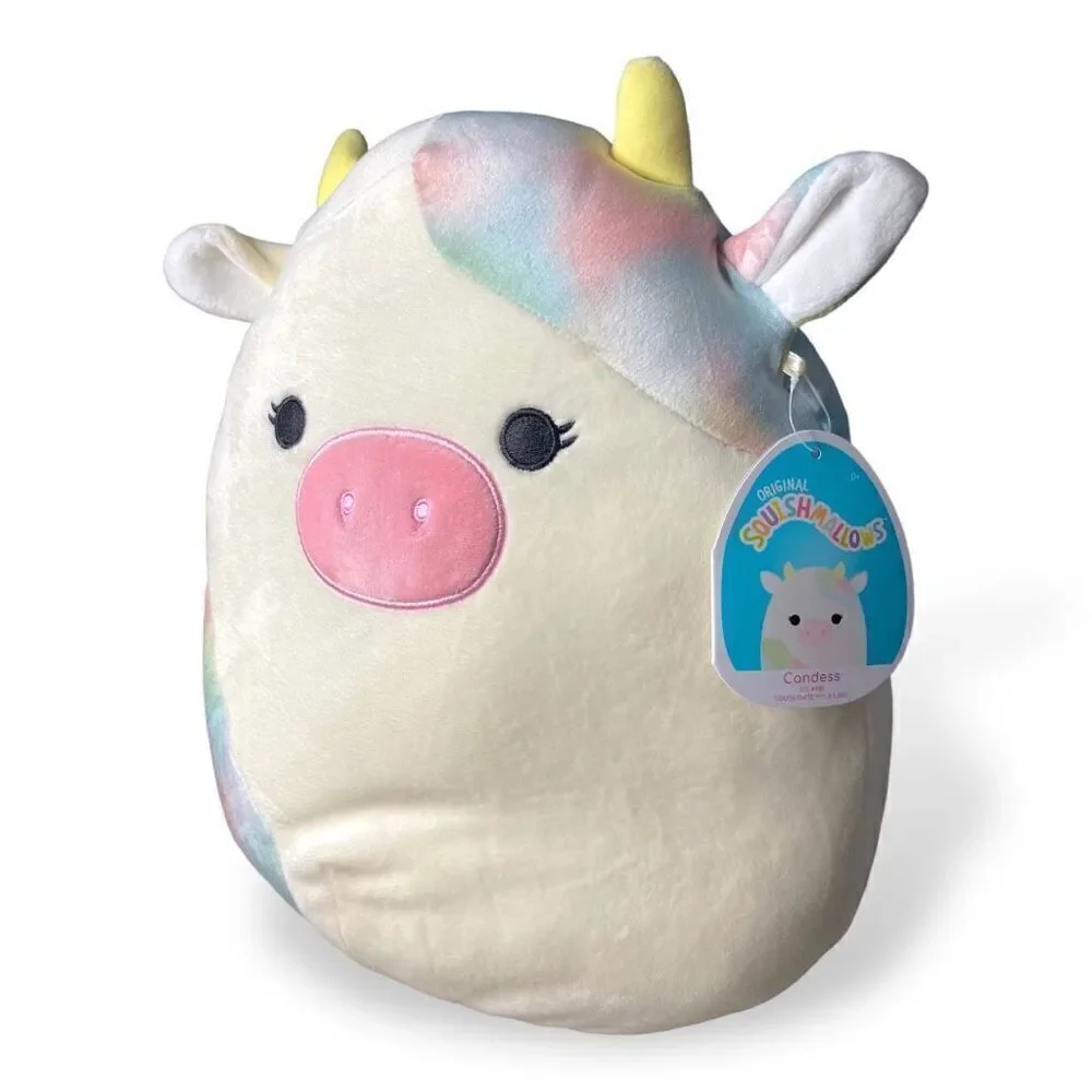 Squishmallows Kellytoy Easter Candess the Cow 12